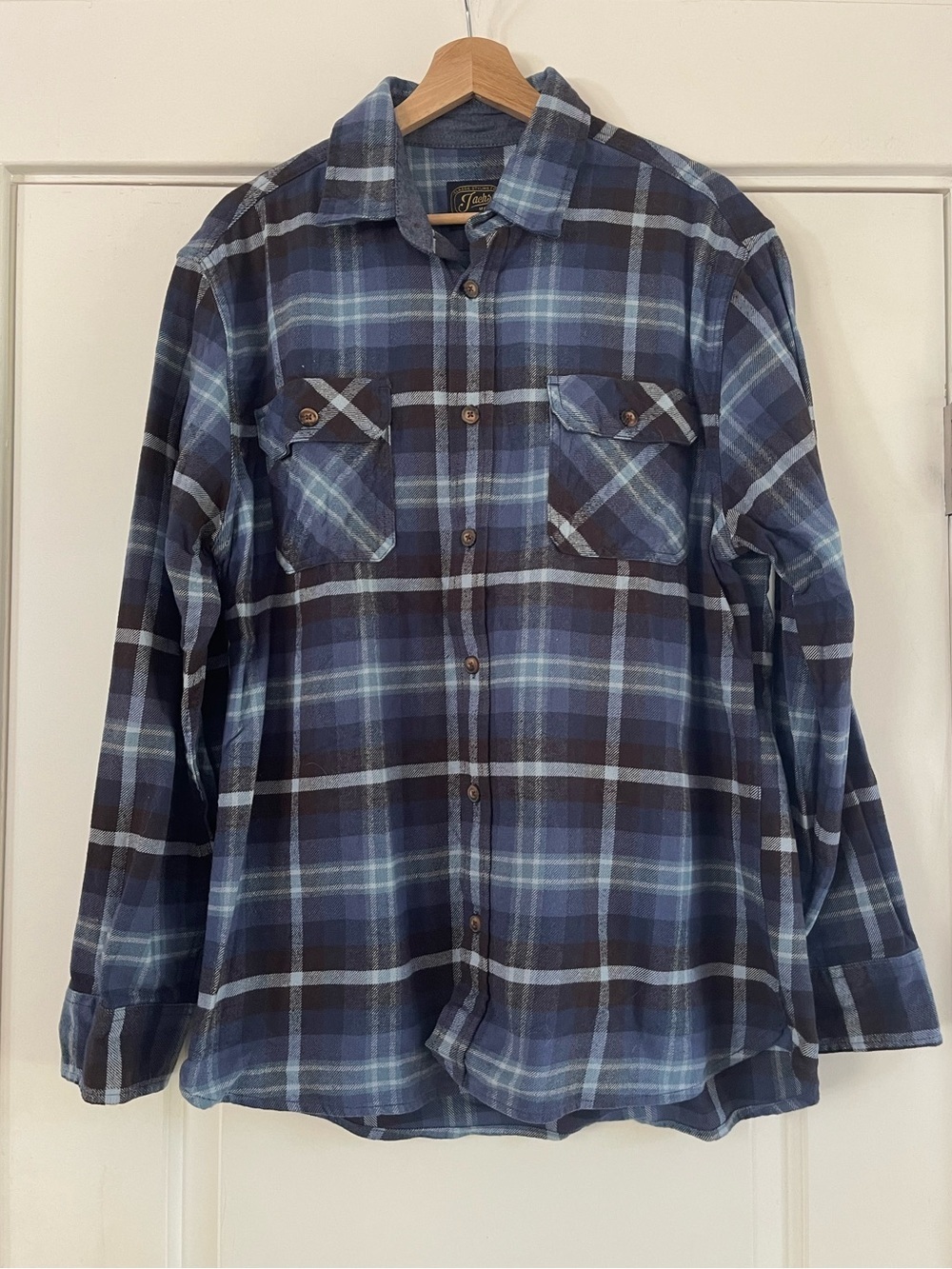 Jachs Cotton Flannel Button Down - L